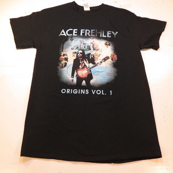 ACE FREHLEY KISS GUITAR SPACEMAN ROCK GOD CONCERT TOUR T SHIRT Mens M - Picture 2 of 2